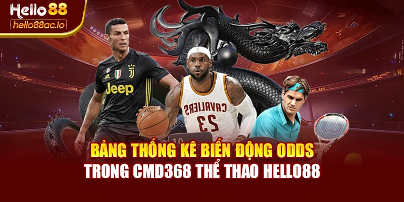 Bảng thống kê biến động odds trong_CMD368 thể thao Hello88